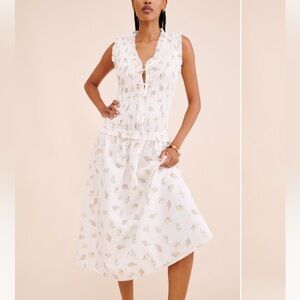 RAILS Dion Floral Smocked Midi Dress